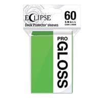 PRO-Gloss Eclipse Small Deck Protector Sleeves - Lime Green (60-Pack)
