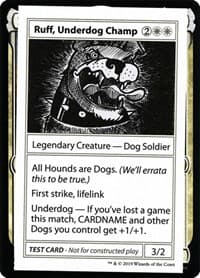 Ruff, Underdog Champ (No PW Symbol)