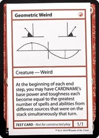 Geometric Weird (No PW Symbol)