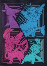 Pokemon TCG: Evolving Skies Elite Trainer Box Card Sleeves - Glaceon, Vaporeon, Sylveon, & Espeon (65 Pack)