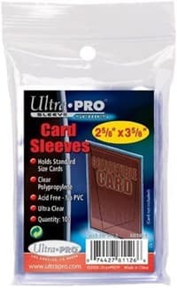 Ultra Pro 2 5/8" x 3 5/8" Soft Card Sleeves (100-Pack)