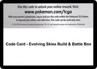 Code Card - Evolving Skies Build & Battle Box
