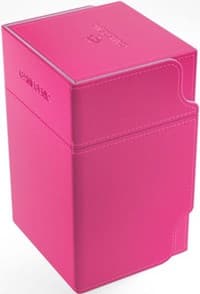 GameGenic Watchtower Convertible Deck Box - Pink (Holds 100+)