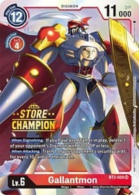 Gallantmon - BT2-020 (Store Champion)