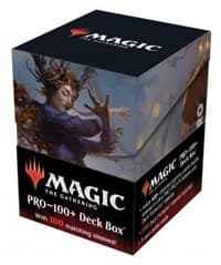 Commander Innistrad: Midnight Hunt Leinore, Autumn Sovereign (V1) Sleeves & Deck Box Combo for Magic The Gathering