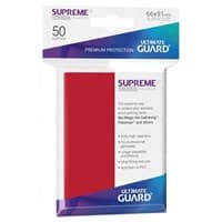 Gloss Sleeve - Supreme UX Sleeves Red (50-Pack)