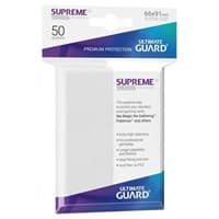 Gloss Sleeve - Supreme UX Sleeves White (50-Pack)