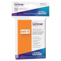 Matte Sleeve - Supreme UX Sleeves Orange (50-Pack)