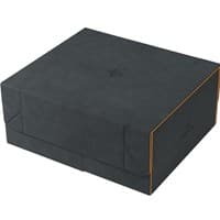 GameGenic Games' Lair Deck Box - Black/Orange (Holds 600+)