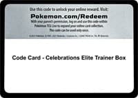 Code Card - Celebrations Elite Trainer Box