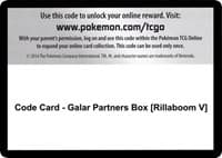 Code Card - Galar Partners Box [Rillaboom V]