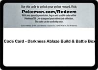 Code Card - Darkness Ablaze Build & Battle Box