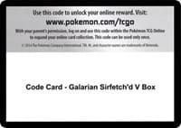 Code Card - Galarian Sirfetch'd V Box