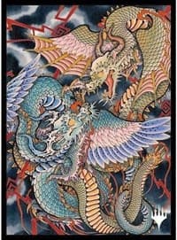 Magic: The Gathering Player's Card Sleeve - Mystical Archives JP Art - Crux of Fate (80-Pack)