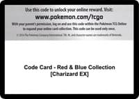 Code Card - Red & Blue Collection [Charizard EX]