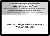 Code Card - Single Strike Urshifu VMAX Premium Collection