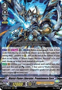 Bluish Flame Liberator, Prominence Core