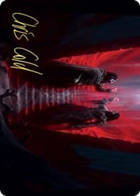 Vampires' Vengeance Art Card (Gold-Stamped Signature)