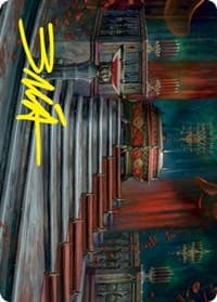 Edgar Markov's Coffin Art Card (Gold-Stamped Signature)
