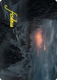 Sundown Pass Art Card (Gold-Stamped Signature)