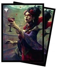 Innistrad: Crimson Vow Henrika, Infernal Seer (V5) Standard Deck Protector sleeves for Magic (100-Pack)