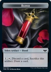 Blood // Spirit Cleric Double-Sided Token