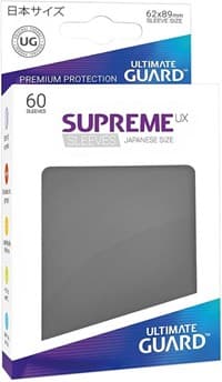 Gloss Sleeve - Supreme UX Sleeves Japanese Dark Grey (60-Pack)