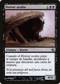 Hidden Horror (Spanish) - "Horror oculto"