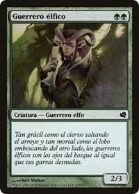 Elvish Warrior (Spanish) - "Guerrero elfico"