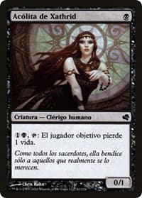 Acolyte of Xathrid (Spanish) - "Acolita de Xathrid"