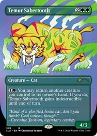 Temur Sabertooth (Foil Etched)
