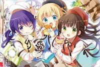 Bushiroad Rubber Mat Collection V2 Vol.198: Is the order a rabbit? - Rize, Syaro, Shiya