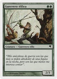 Elvish Warrior (Spanish) - "Guerrero elfico" (B41)