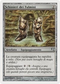 Lightning Greaves (Italian) - "Schinieri dei Fulmini"