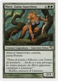 Mirri, Cat Warrior (Italian) - "Mirri, Gatta Guerriera"