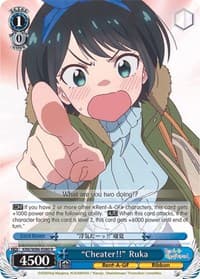 "Cheater!!" Ruka
