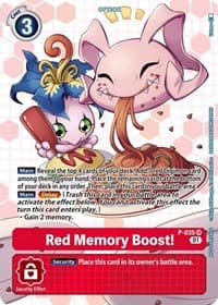 Red Memory Boost! - P-035 (Next Adventure Box Promotion Pack)