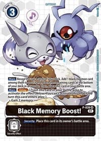 Black Memory Boost! - P-039 (Next Adventure Box Promotion Pack)