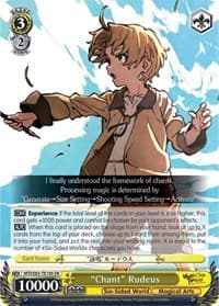 "Chant" Rudeus (SR)