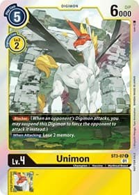 Unimon - ST3-07 (Official Tournament Pack Vol.4)