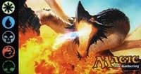 Magic 2011 Playmat Ancient Hellkite for Magic: The Gathering