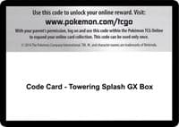 Code Card - Towering Splash GX Box