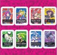 Glowing Diva Punch Card Token Sheet