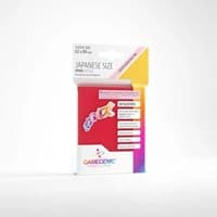GameGenic Prime Sleeves - Japanese Size - Red (60-Pack)