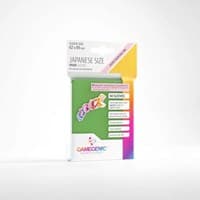 GameGenic Prime Sleeves - Japanese Size - Green (60-Pack)