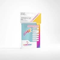 GameGenic Prime Sleeves - Japanese Size - Clear (60-Pack)