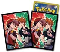 Pokemon TCG: Pokemon Center Japan Exclusive Card Sleeves - Red & Green (64-Pack)