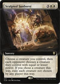 Sculpted Sunburst (Extended Art)