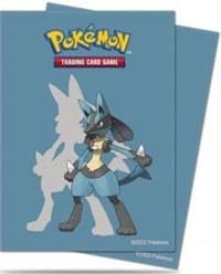 Standard Deck Protector Sleeves for Pokemon - Lucario (65-Pack)