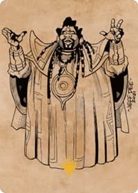 Alaundo the Seer Art Card (Gold-Stamped)